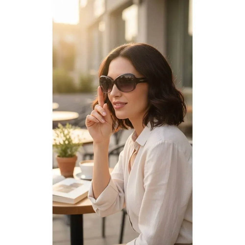 Emporio Armani oversize sunglasses